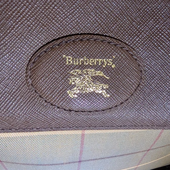 Burberry Nova Check Canvas Authentic Designer Clutch Bag Excellent COA - Picture 12 of 15